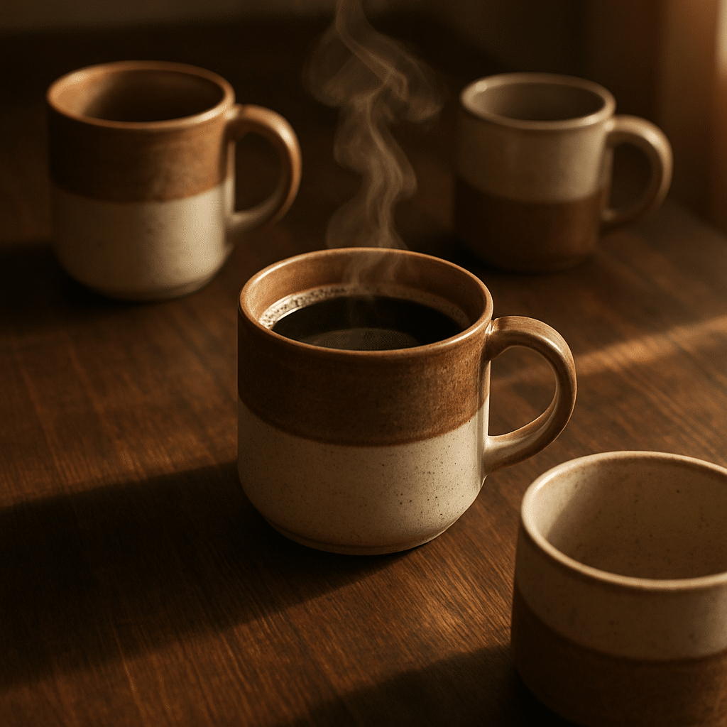 Tasses en grès