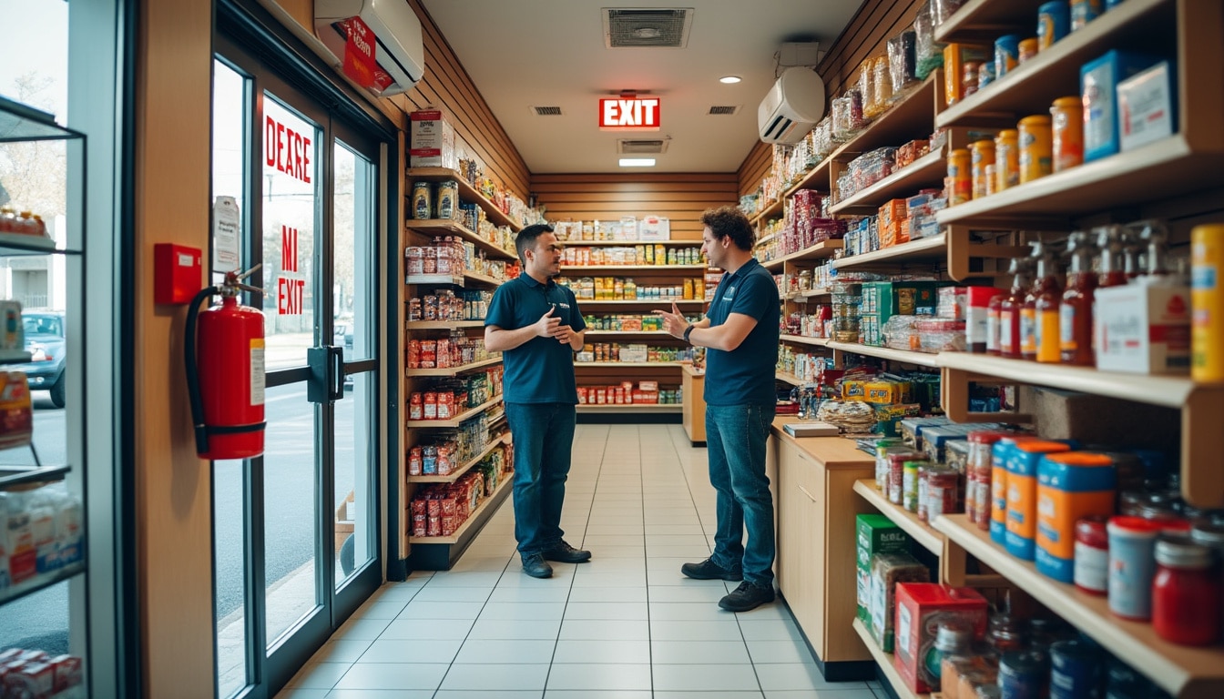 Sécurité incendie dans un petit commerce : les règles