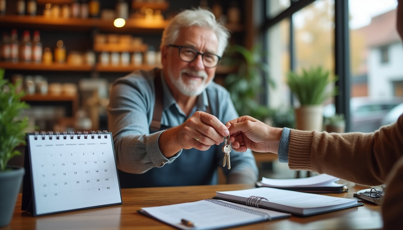 Céder son commerce et partir à la retraite : le calendrier