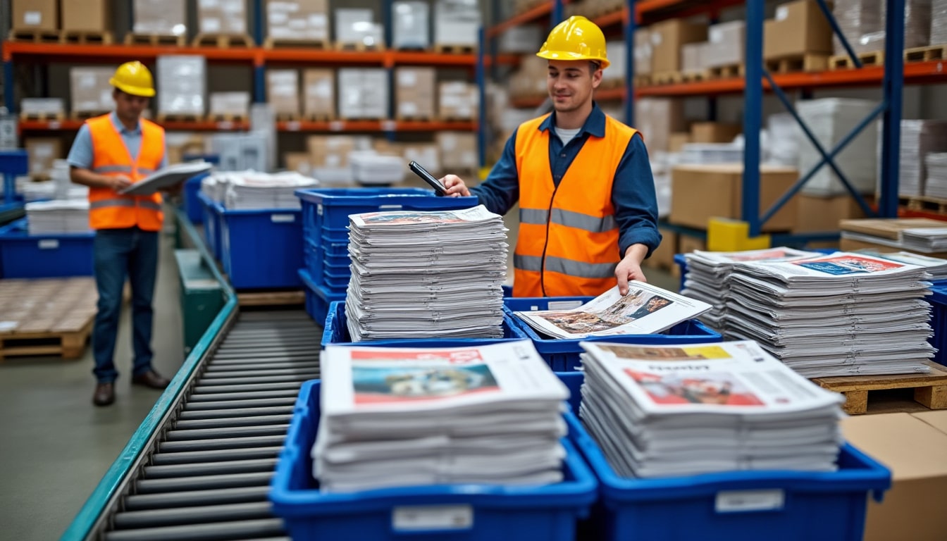 Gestion des invendus de presse : le système des retours